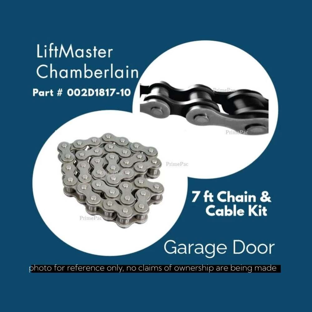 NIB LiftMaster Chamberlain 7ft Garage Door Chain & Cable Kit 002D1817-10